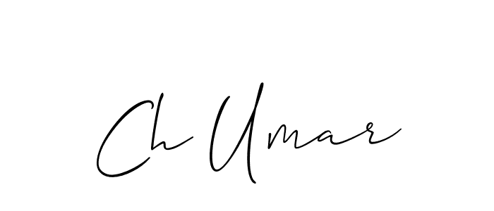if you are searching for the best signature style for your name Ch Umar. so please give up your signature search. here we have designed multiple signature styles  using Allison_Script. Ch Umar signature style 2 images and pictures png