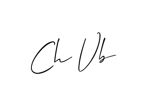 Make a beautiful signature design for name Ch Vb. Use this online signature maker to create a handwritten signature for free. Ch Vb signature style 2 images and pictures png