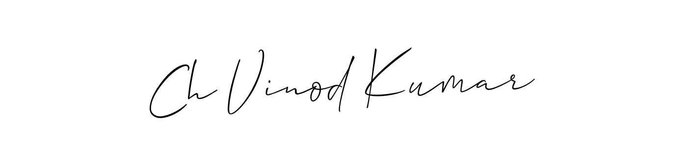 Best and Professional Signature Style for Ch Vinod Kumar. Allison_Script Best Signature Style Collection. Ch Vinod Kumar signature style 2 images and pictures png