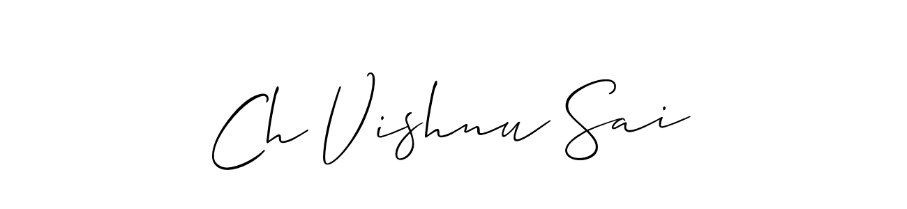 See photos of Ch Vishnu Sai official signature by Spectra . Check more albums & portfolios. Read reviews & check more about Allison_Script font. Ch Vishnu Sai signature style 2 images and pictures png