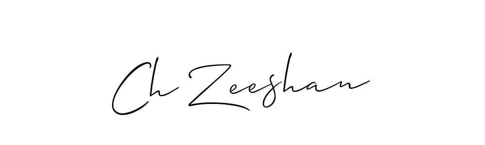 Once you've used our free online signature maker to create your best signature Allison_Script style, it's time to enjoy all of the benefits that Ch Zeeshan name signing documents. Ch Zeeshan signature style 2 images and pictures png