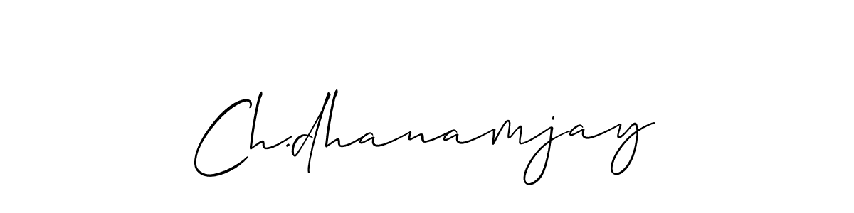 See photos of Ch.dhanamjay official signature by Spectra . Check more albums & portfolios. Read reviews & check more about Allison_Script font. Ch.dhanamjay signature style 2 images and pictures png