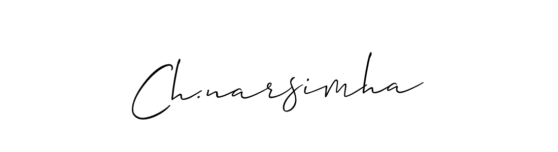 Best and Professional Signature Style for Ch.narsimha. Allison_Script Best Signature Style Collection. Ch.narsimha signature style 2 images and pictures png