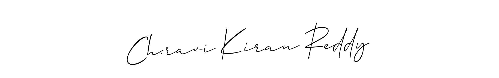 You should practise on your own different ways (Allison_Script) to write your name (Ch.ravi Kiran Reddy) in signature. don't let someone else do it for you. Ch.ravi Kiran Reddy signature style 2 images and pictures png