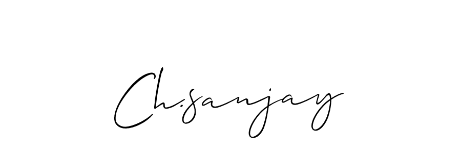 Make a beautiful signature design for name Ch.sanjay. Use this online signature maker to create a handwritten signature for free. Ch.sanjay signature style 2 images and pictures png