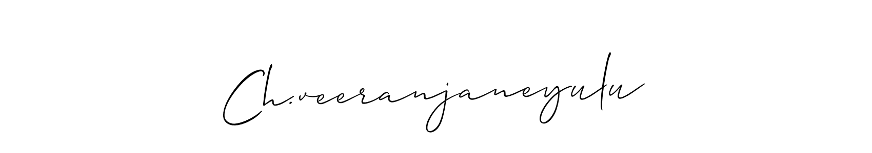 Also You can easily find your signature by using the search form. We will create Ch.veeranjaneyulu name handwritten signature images for you free of cost using Allison_Script sign style. Ch.veeranjaneyulu signature style 2 images and pictures png