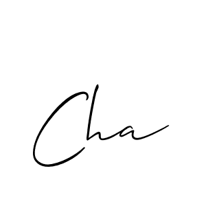 How to make Cha name signature. Use Allison_Script style for creating short signs online. This is the latest handwritten sign. Cha signature style 2 images and pictures png