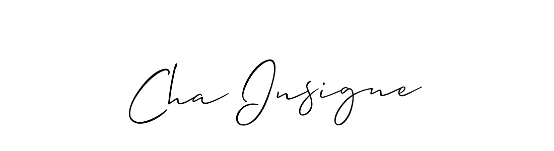 Make a beautiful signature design for name Cha Insigne. Use this online signature maker to create a handwritten signature for free. Cha Insigne signature style 2 images and pictures png
