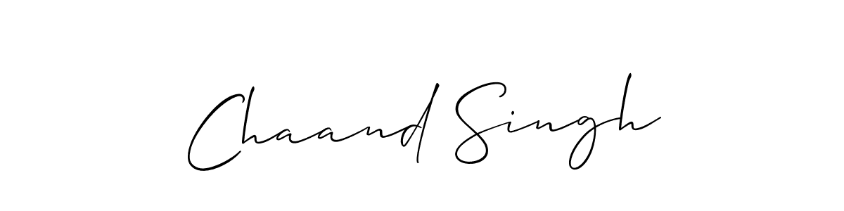 Also we have Chaand Singh name is the best signature style. Create professional handwritten signature collection using Allison_Script autograph style. Chaand Singh signature style 2 images and pictures png