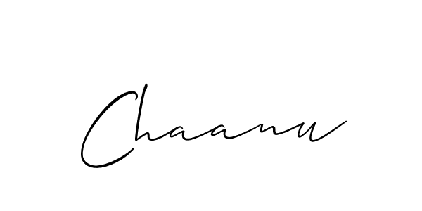 Also we have Chaanu name is the best signature style. Create professional handwritten signature collection using Allison_Script autograph style. Chaanu signature style 2 images and pictures png
