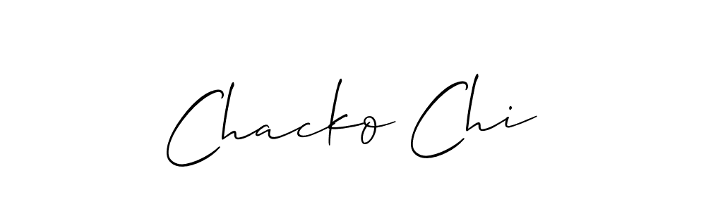 How to Draw Chacko Chi signature style? Allison_Script is a latest design signature styles for name Chacko Chi. Chacko Chi signature style 2 images and pictures png