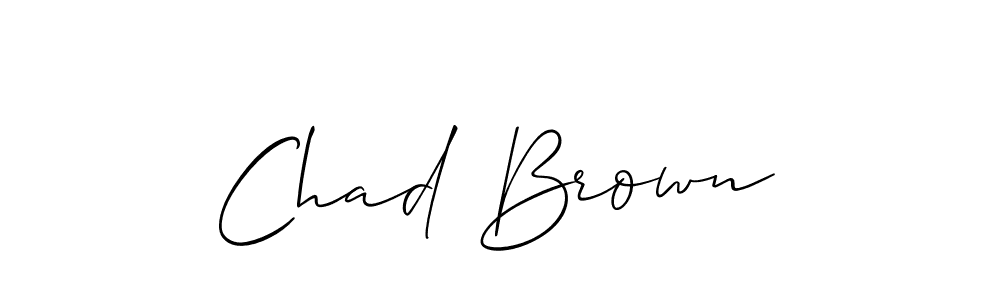 Make a short Chad Brown signature style. Manage your documents anywhere anytime using Allison_Script. Create and add eSignatures, submit forms, share and send files easily. Chad Brown signature style 2 images and pictures png