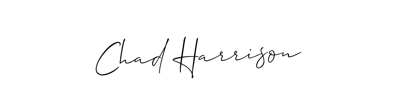 Use a signature maker to create a handwritten signature online. With this signature software, you can design (Allison_Script) your own signature for name Chad Harrison. Chad Harrison signature style 2 images and pictures png