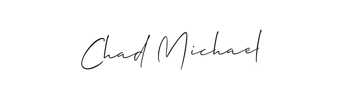 Create a beautiful signature design for name Chad Michael. With this signature (Allison_Script) fonts, you can make a handwritten signature for free. Chad Michael signature style 2 images and pictures png