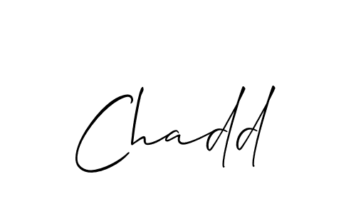 Make a beautiful signature design for name Chadd. Use this online signature maker to create a handwritten signature for free. Chadd signature style 2 images and pictures png