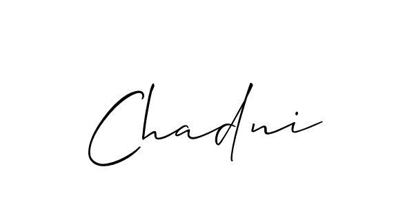 Also You can easily find your signature by using the search form. We will create Chadni name handwritten signature images for you free of cost using Allison_Script sign style. Chadni signature style 2 images and pictures png