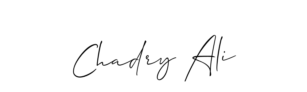 Chadry Ali stylish signature style. Best Handwritten Sign (Allison_Script) for my name. Handwritten Signature Collection Ideas for my name Chadry Ali. Chadry Ali signature style 2 images and pictures png