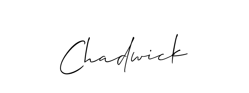 Create a beautiful signature design for name Chadwick. With this signature (Allison_Script) fonts, you can make a handwritten signature for free. Chadwick signature style 2 images and pictures png