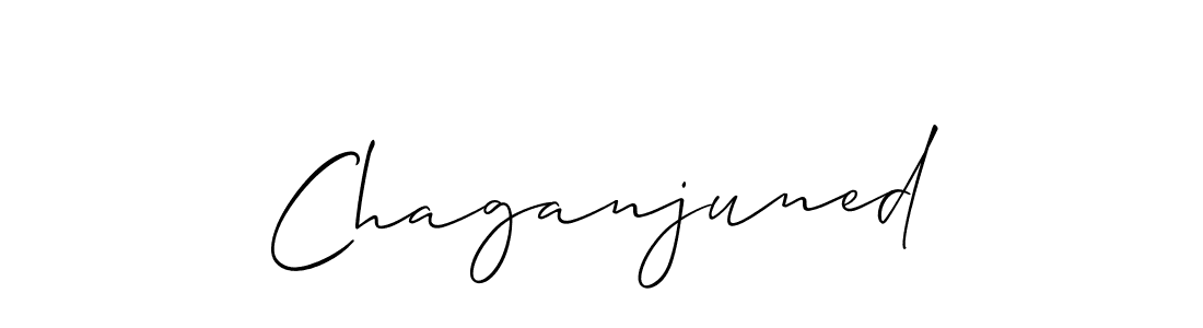 Chaganjuned stylish signature style. Best Handwritten Sign (Allison_Script) for my name. Handwritten Signature Collection Ideas for my name Chaganjuned. Chaganjuned signature style 2 images and pictures png