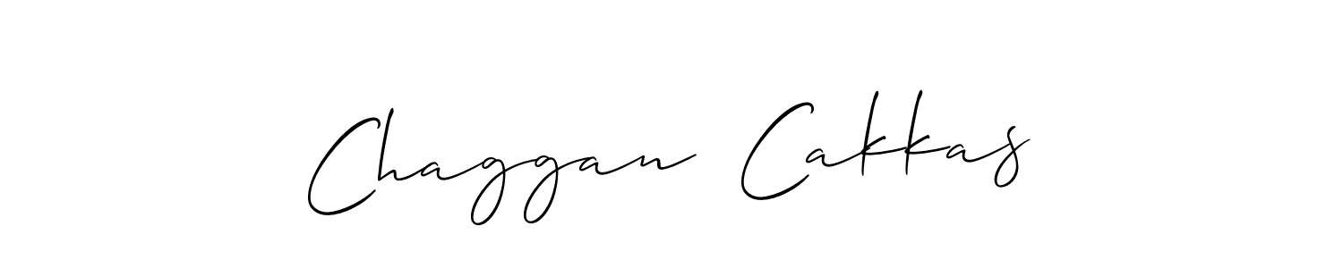 Chaggan  Cakkas stylish signature style. Best Handwritten Sign (Allison_Script) for my name. Handwritten Signature Collection Ideas for my name Chaggan  Cakkas. Chaggan  Cakkas signature style 2 images and pictures png