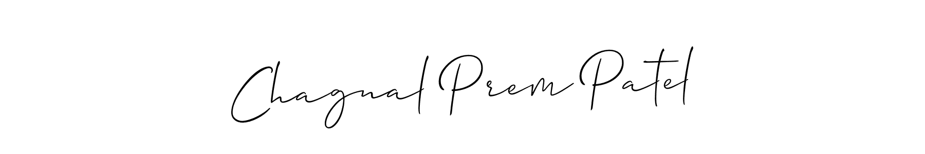 How to Draw Chagnal Prem Patel signature style? Allison_Script is a latest design signature styles for name Chagnal Prem Patel. Chagnal Prem Patel signature style 2 images and pictures png