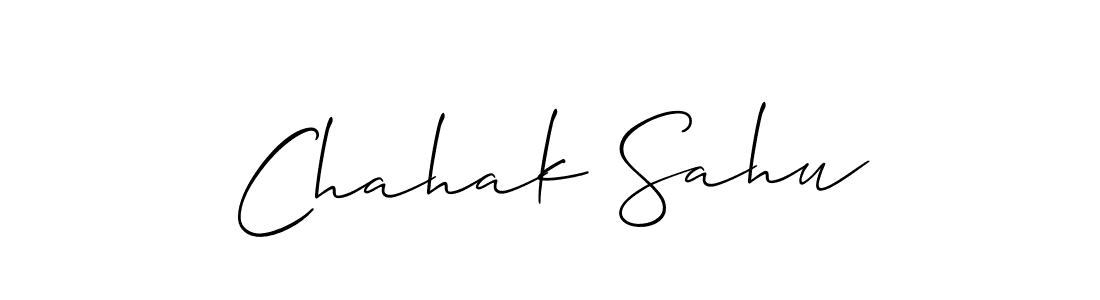 Best and Professional Signature Style for Chahak Sahu. Allison_Script Best Signature Style Collection. Chahak Sahu signature style 2 images and pictures png