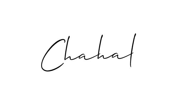 Make a beautiful signature design for name Chahal. Use this online signature maker to create a handwritten signature for free. Chahal signature style 2 images and pictures png