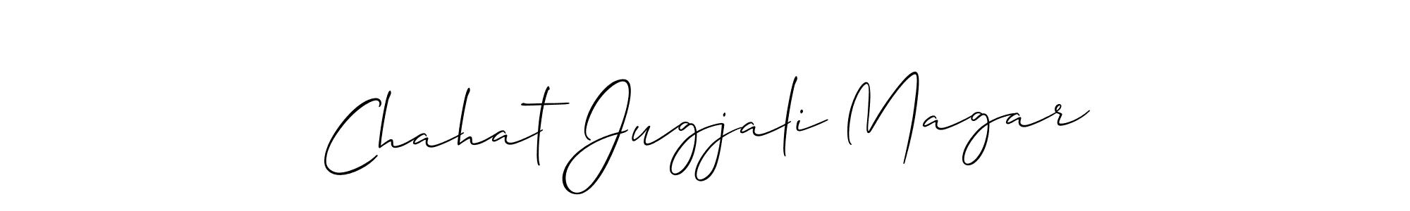 Check out images of Autograph of Chahat Jugjali Magar name. Actor Chahat Jugjali Magar Signature Style. Allison_Script is a professional sign style online. Chahat Jugjali Magar signature style 2 images and pictures png