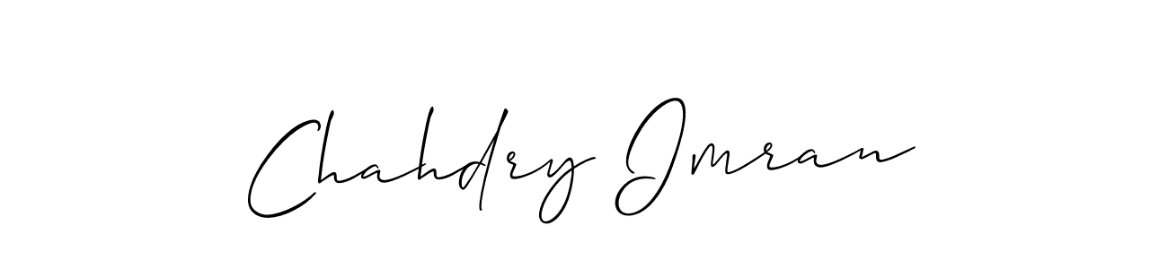 Once you've used our free online signature maker to create your best signature Allison_Script style, it's time to enjoy all of the benefits that Chahdry Imran name signing documents. Chahdry Imran signature style 2 images and pictures png