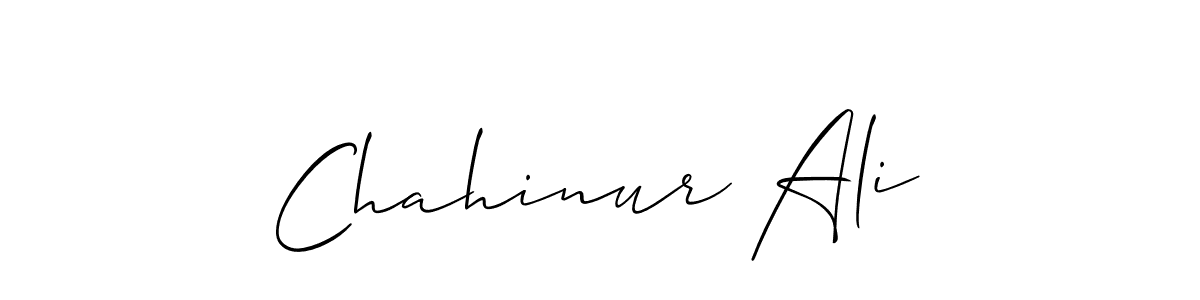 Chahinur Ali stylish signature style. Best Handwritten Sign (Allison_Script) for my name. Handwritten Signature Collection Ideas for my name Chahinur Ali. Chahinur Ali signature style 2 images and pictures png