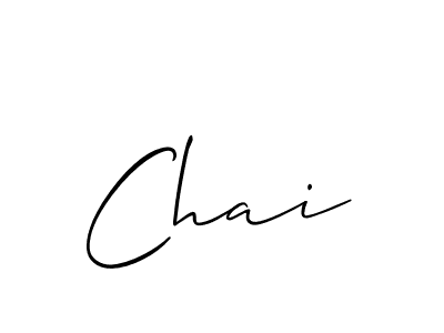 Also You can easily find your signature by using the search form. We will create Chai name handwritten signature images for you free of cost using Allison_Script sign style. Chai signature style 2 images and pictures png