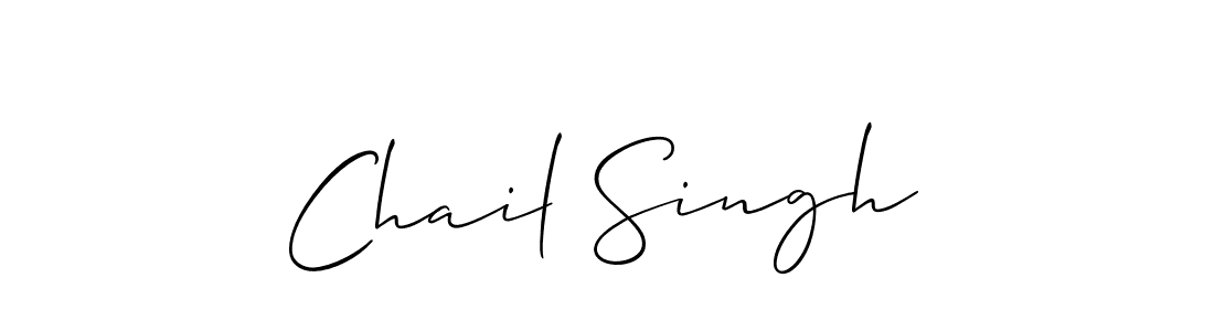 How to make Chail Singh name signature. Use Allison_Script style for creating short signs online. This is the latest handwritten sign. Chail Singh signature style 2 images and pictures png