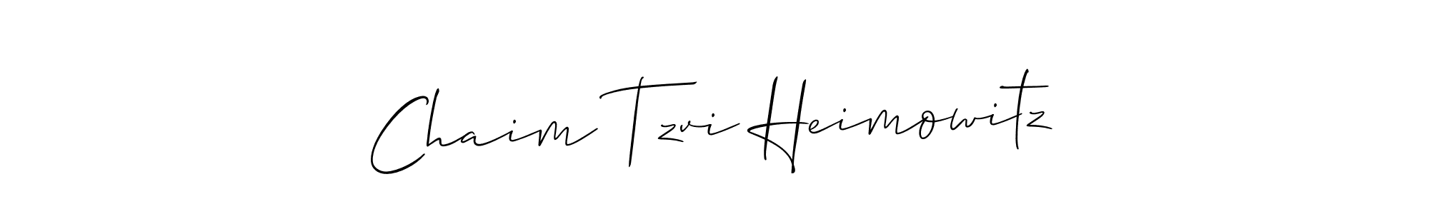 Similarly Allison_Script is the best handwritten signature design. Signature creator online .You can use it as an online autograph creator for name Chaim Tzvi Heimowitz. Chaim Tzvi Heimowitz signature style 2 images and pictures png