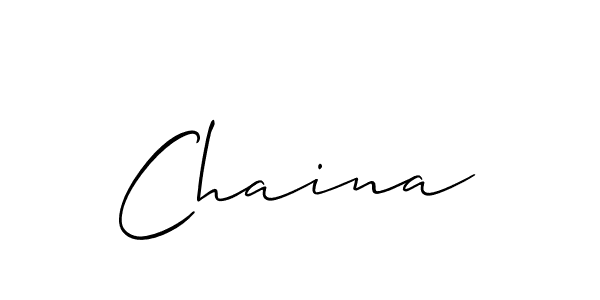 How to Draw Chaina signature style? Allison_Script is a latest design signature styles for name Chaina. Chaina signature style 2 images and pictures png