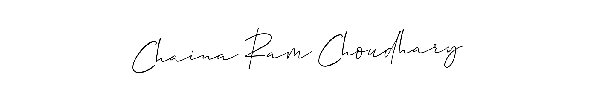 Create a beautiful signature design for name Chaina Ram Choudhary. With this signature (Allison_Script) fonts, you can make a handwritten signature for free. Chaina Ram Choudhary signature style 2 images and pictures png
