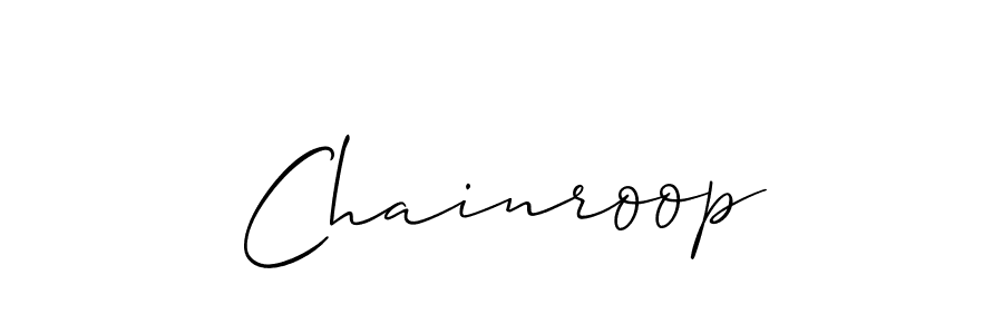 How to Draw Chainroop signature style? Allison_Script is a latest design signature styles for name Chainroop. Chainroop signature style 2 images and pictures png
