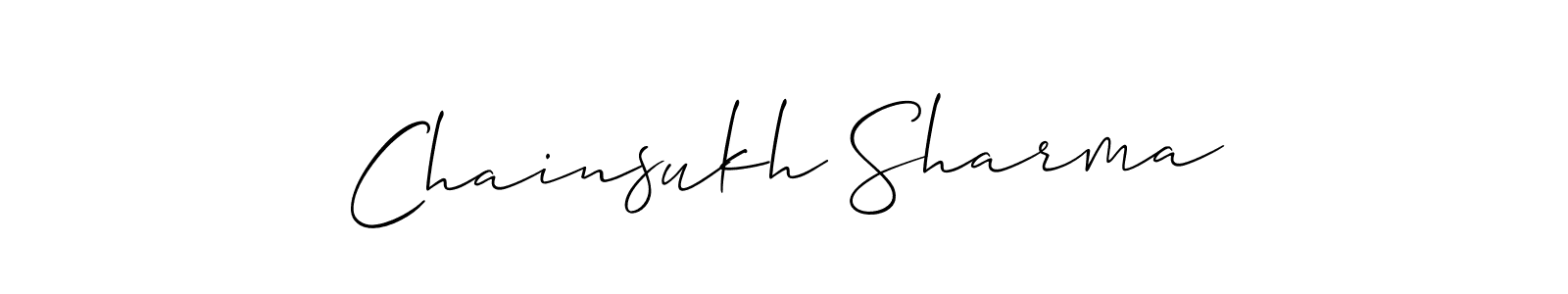Here are the top 10 professional signature styles for the name Chainsukh Sharma. These are the best autograph styles you can use for your name. Chainsukh Sharma signature style 2 images and pictures png