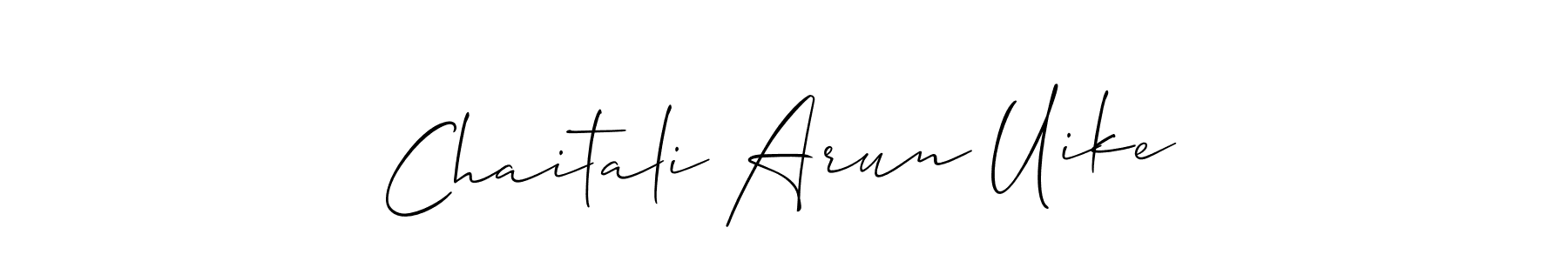 Here are the top 10 professional signature styles for the name Chaitali Arun Uike. These are the best autograph styles you can use for your name. Chaitali Arun Uike signature style 2 images and pictures png