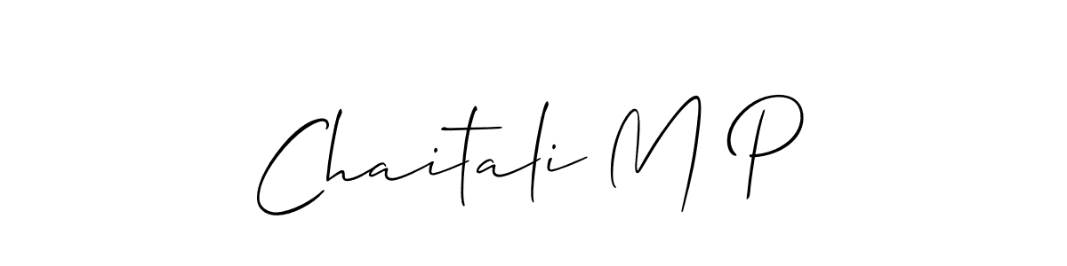 How to Draw Chaitali M P signature style? Allison_Script is a latest design signature styles for name Chaitali M P. Chaitali M P signature style 2 images and pictures png