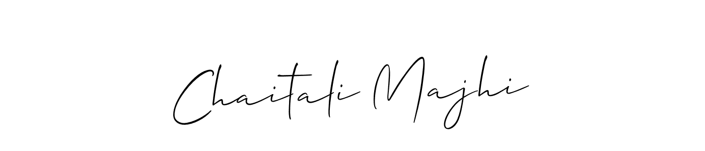 Create a beautiful signature design for name Chaitali Majhi. With this signature (Allison_Script) fonts, you can make a handwritten signature for free. Chaitali Majhi signature style 2 images and pictures png