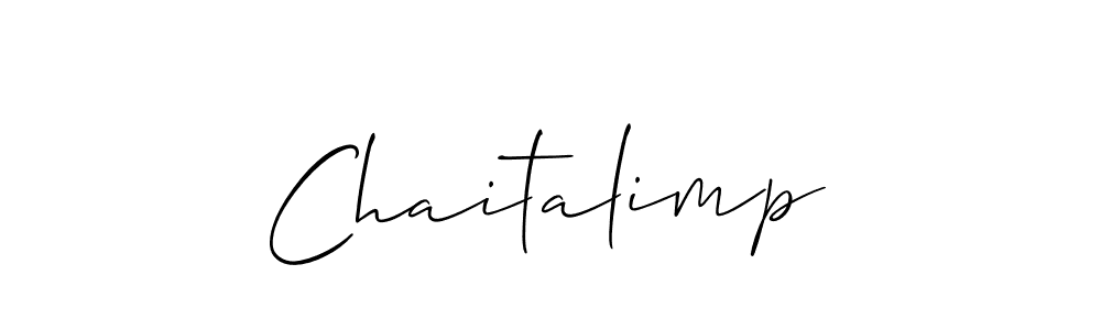 You should practise on your own different ways (Allison_Script) to write your name (Chaitalimp) in signature. don't let someone else do it for you. Chaitalimp signature style 2 images and pictures png