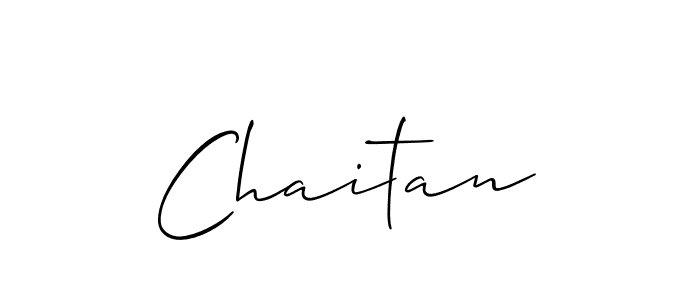 Make a beautiful signature design for name Chaitan. With this signature (Allison_Script) style, you can create a handwritten signature for free. Chaitan signature style 2 images and pictures png