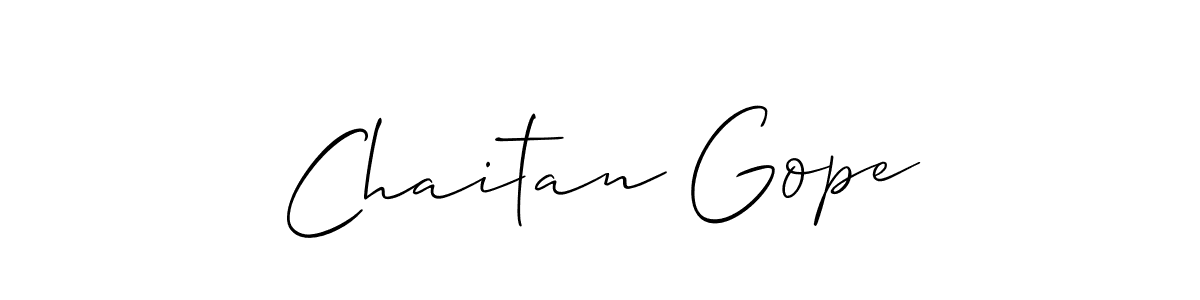 How to Draw Chaitan Gope signature style? Allison_Script is a latest design signature styles for name Chaitan Gope. Chaitan Gope signature style 2 images and pictures png