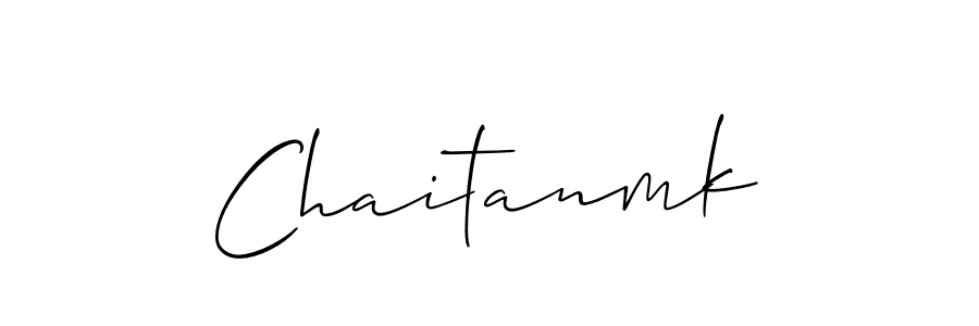 How to make Chaitanmk name signature. Use Allison_Script style for creating short signs online. This is the latest handwritten sign. Chaitanmk signature style 2 images and pictures png