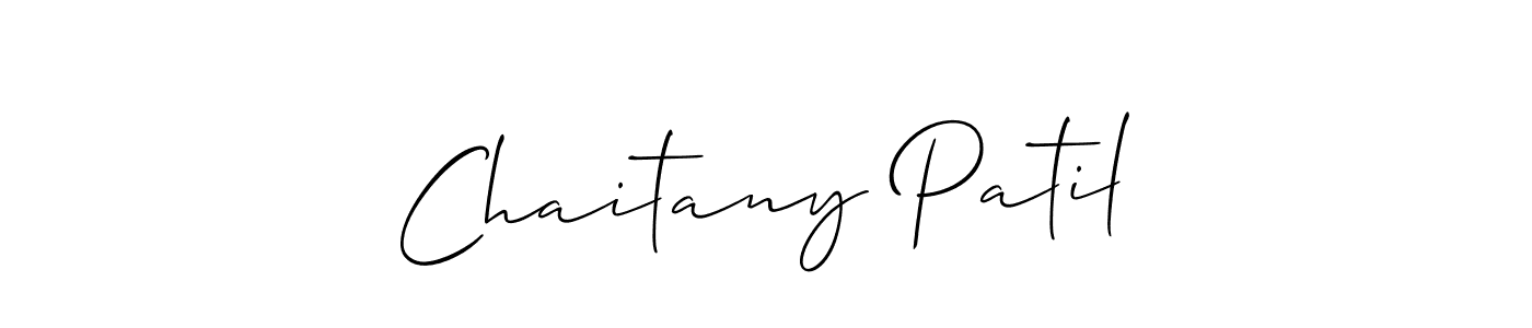 Also You can easily find your signature by using the search form. We will create Chaitany Patil name handwritten signature images for you free of cost using Allison_Script sign style. Chaitany Patil signature style 2 images and pictures png