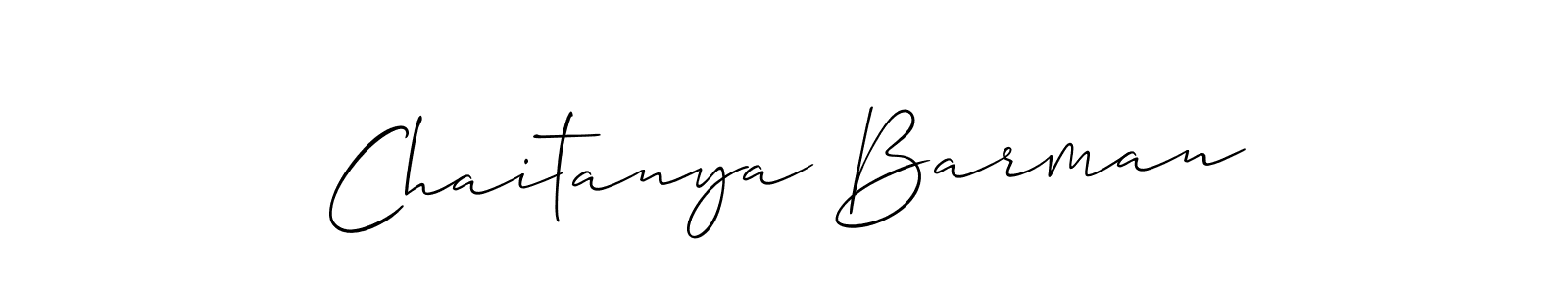 Also You can easily find your signature by using the search form. We will create Chaitanya Barman name handwritten signature images for you free of cost using Allison_Script sign style. Chaitanya Barman signature style 2 images and pictures png