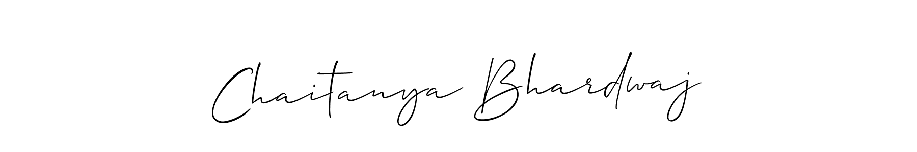 Design your own signature with our free online signature maker. With this signature software, you can create a handwritten (Allison_Script) signature for name Chaitanya Bhardwaj. Chaitanya Bhardwaj signature style 2 images and pictures png