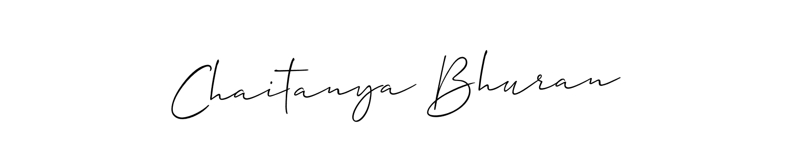 Chaitanya Bhuran stylish signature style. Best Handwritten Sign (Allison_Script) for my name. Handwritten Signature Collection Ideas for my name Chaitanya Bhuran. Chaitanya Bhuran signature style 2 images and pictures png