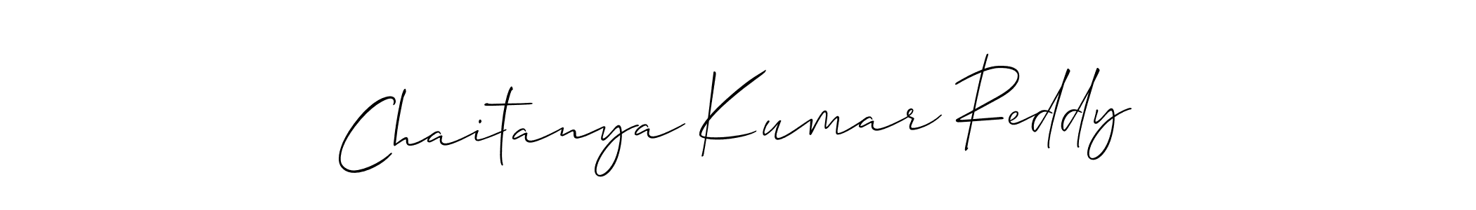 Similarly Allison_Script is the best handwritten signature design. Signature creator online .You can use it as an online autograph creator for name Chaitanya Kumar Reddy. Chaitanya Kumar Reddy signature style 2 images and pictures png