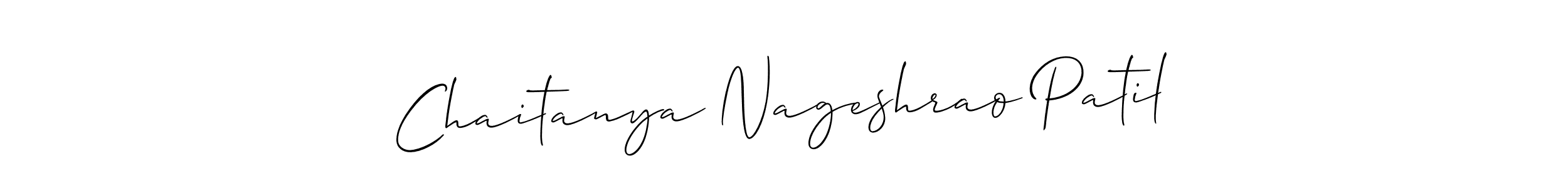 Make a beautiful signature design for name Chaitanya Nageshrao Patil. Use this online signature maker to create a handwritten signature for free. Chaitanya Nageshrao Patil signature style 2 images and pictures png